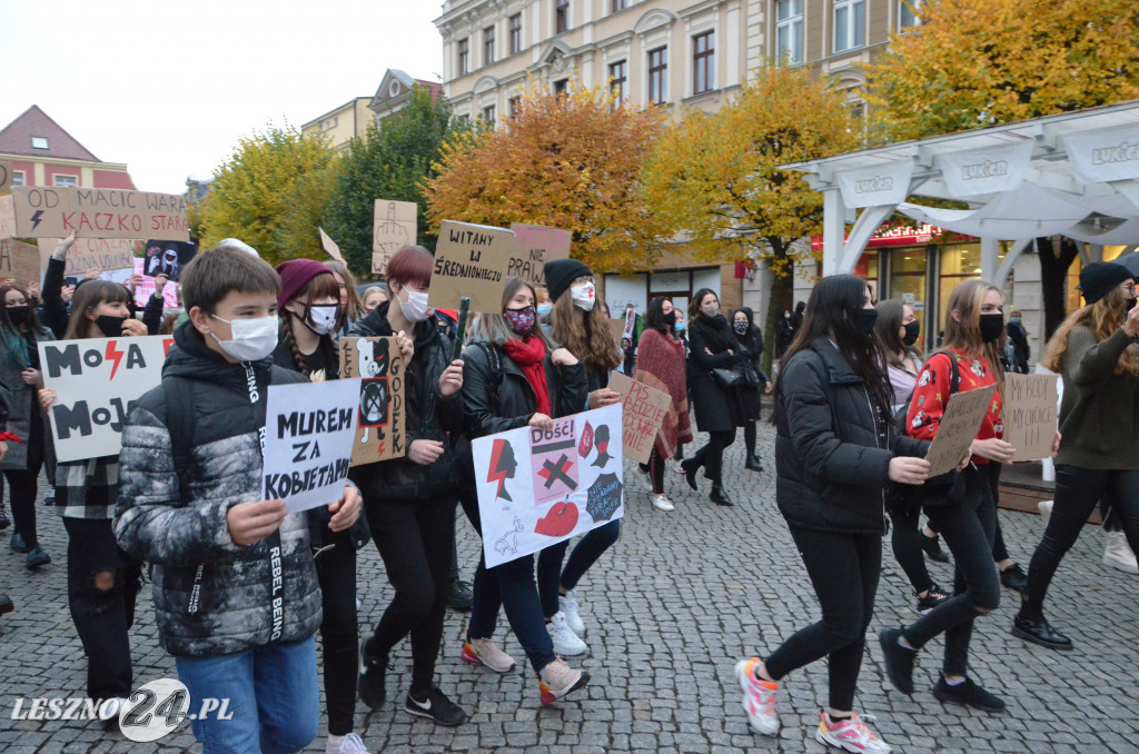 Strajk Kobiet. Blokada ulic w Lesznie