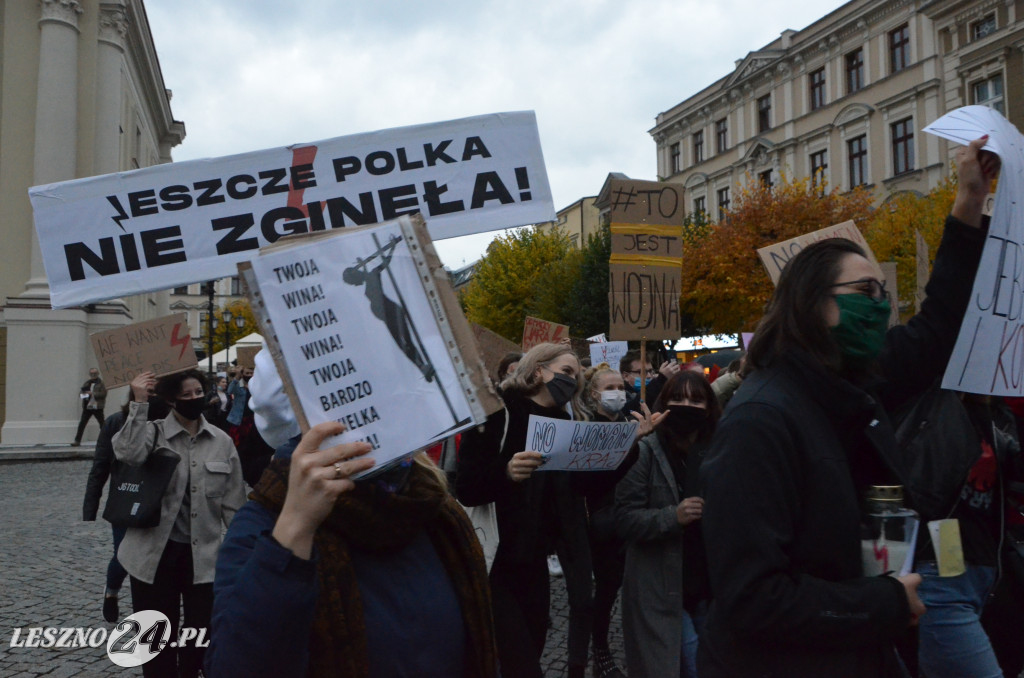 Strajk Kobiet. Blokada ulic w Lesznie