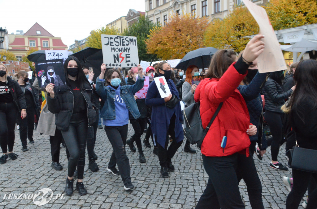 Strajk Kobiet. Blokada ulic w Lesznie