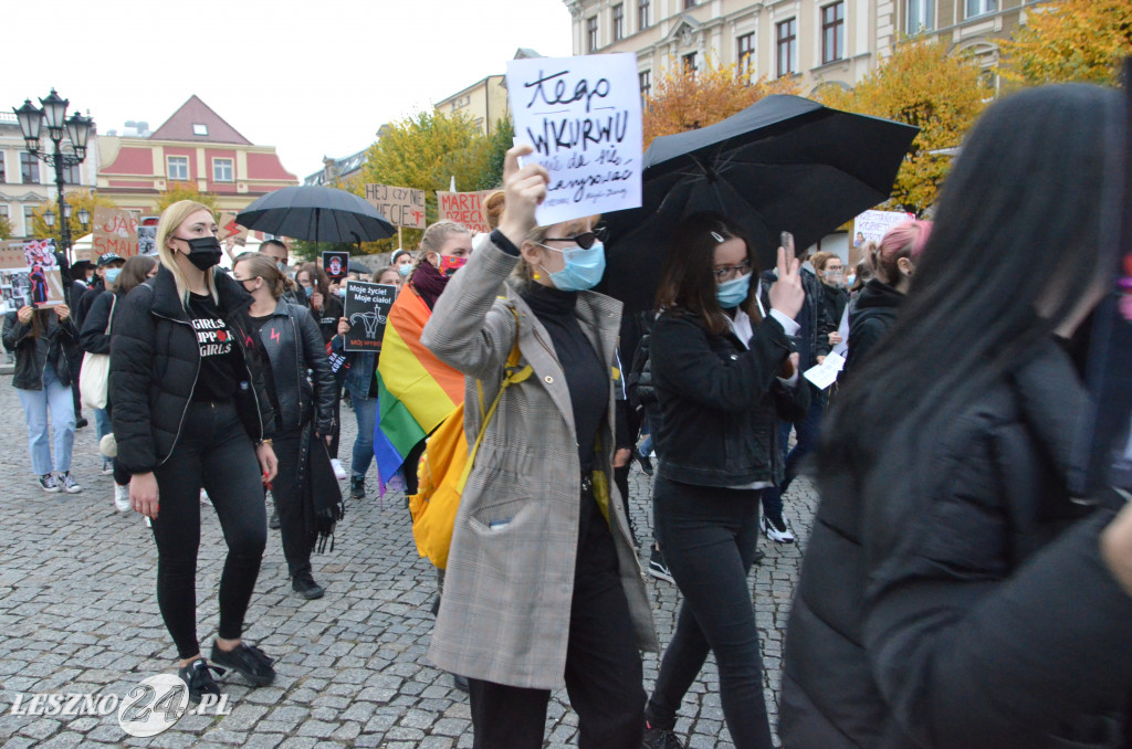 Strajk Kobiet. Blokada ulic w Lesznie