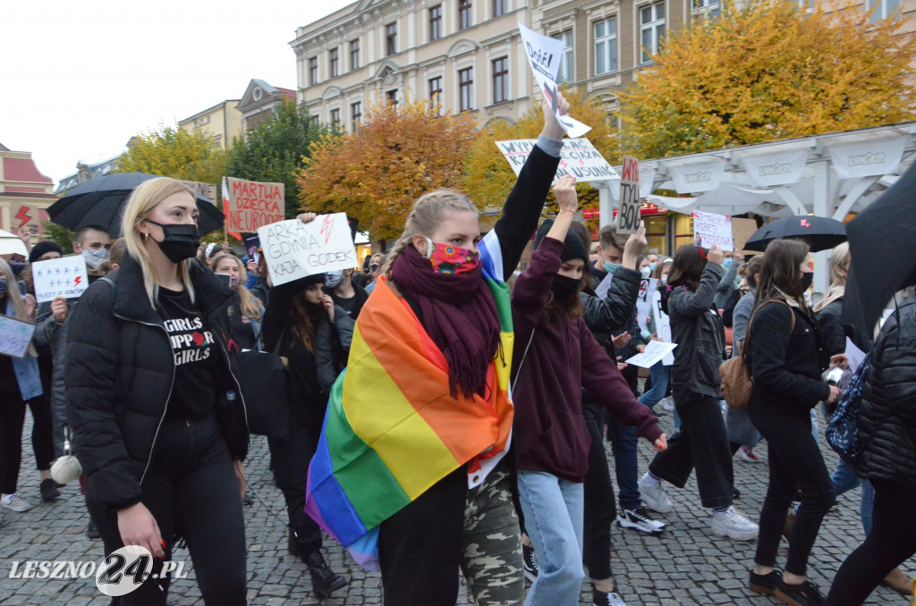 Strajk Kobiet. Blokada ulic w Lesznie