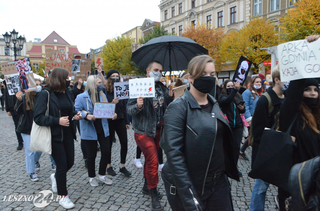Strajk Kobiet. Blokada ulic w Lesznie