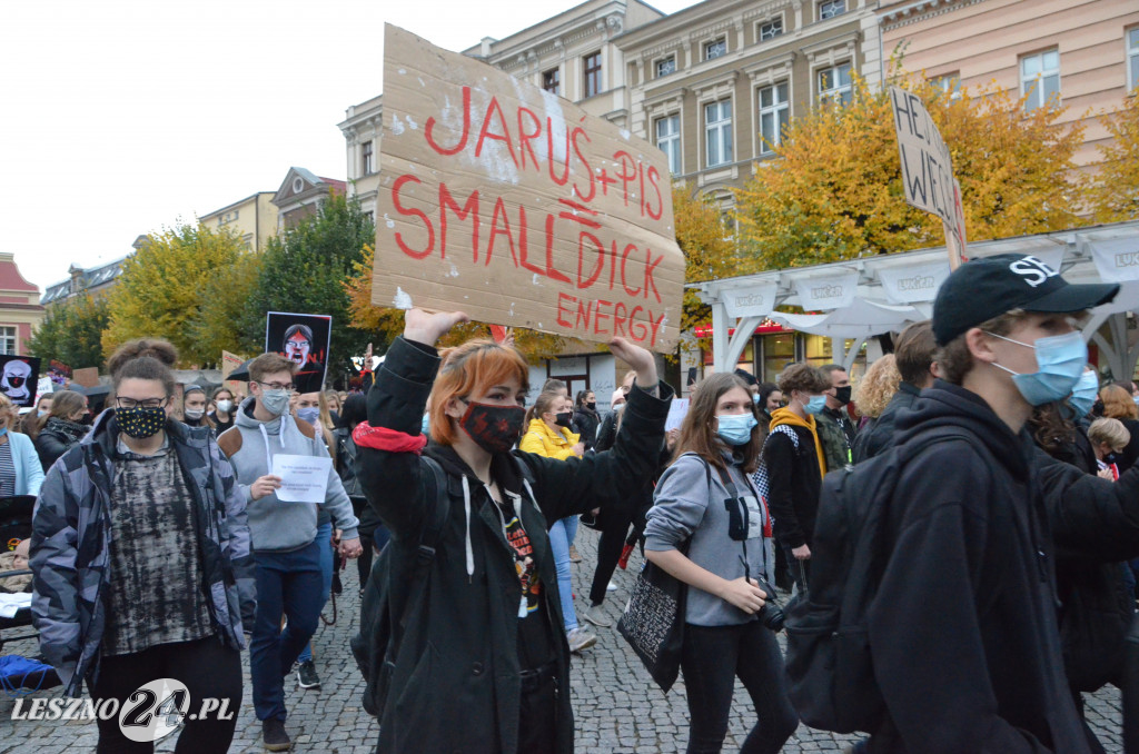 Strajk Kobiet. Blokada ulic w Lesznie