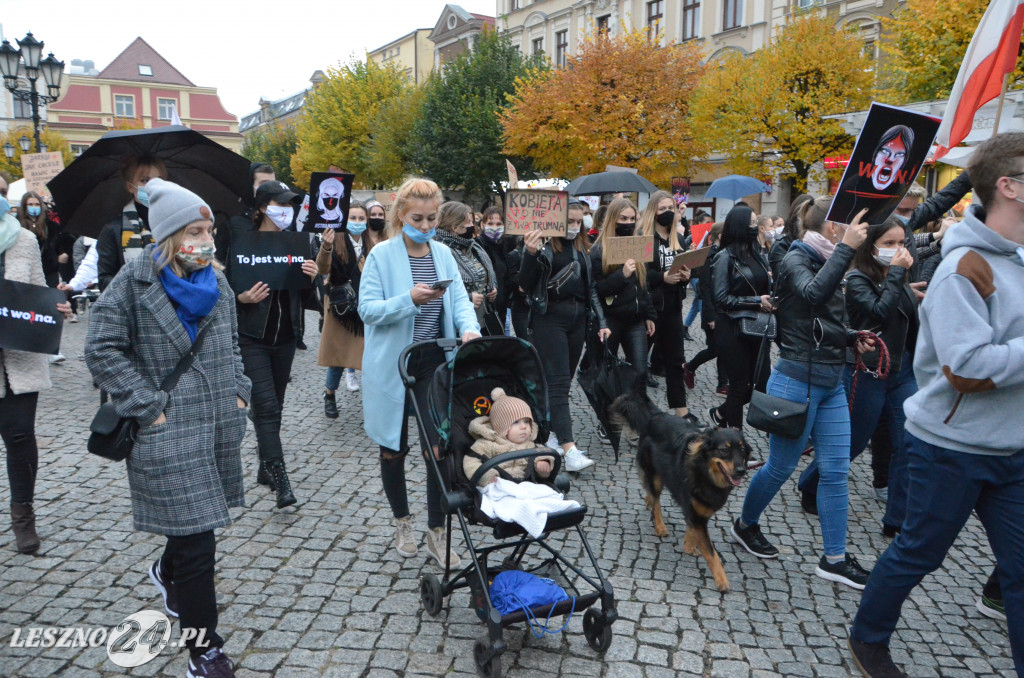 Strajk Kobiet. Blokada ulic w Lesznie
