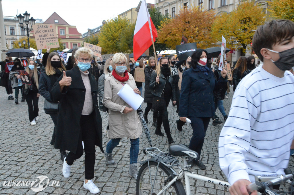 Strajk Kobiet. Blokada ulic w Lesznie