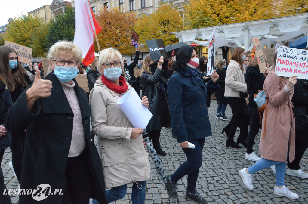 Strajk Kobiet. Blokada ulic w Lesznie