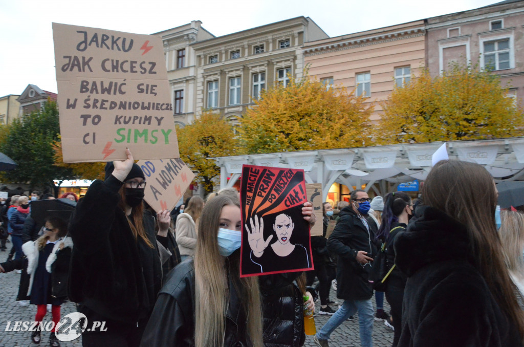 Strajk Kobiet. Blokada ulic w Lesznie
