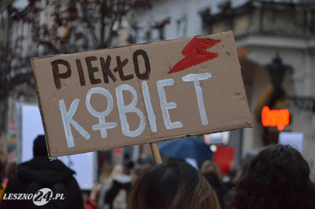 Strajk Kobiet. Blokada ulic w Lesznie
