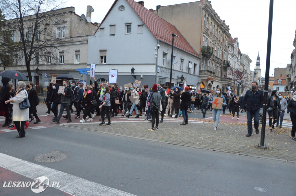 Strajk Kobiet. Blokada ulic w Lesznie