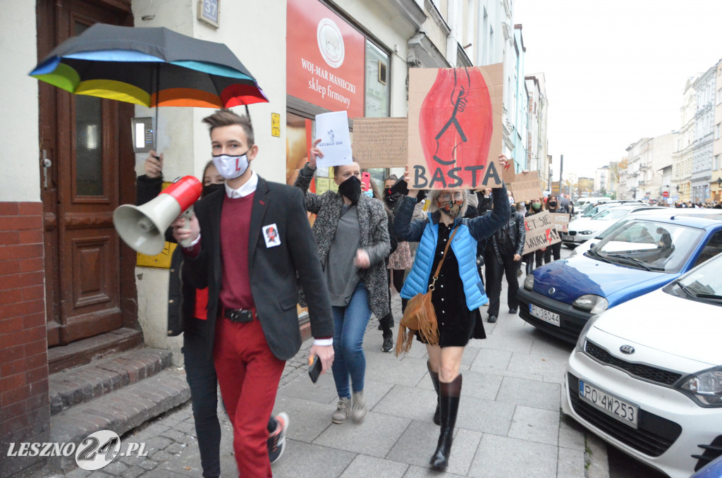 Strajk Kobiet. Blokada ulic w Lesznie