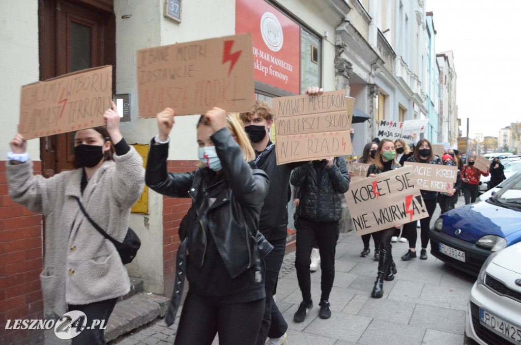 Strajk Kobiet. Blokada ulic w Lesznie