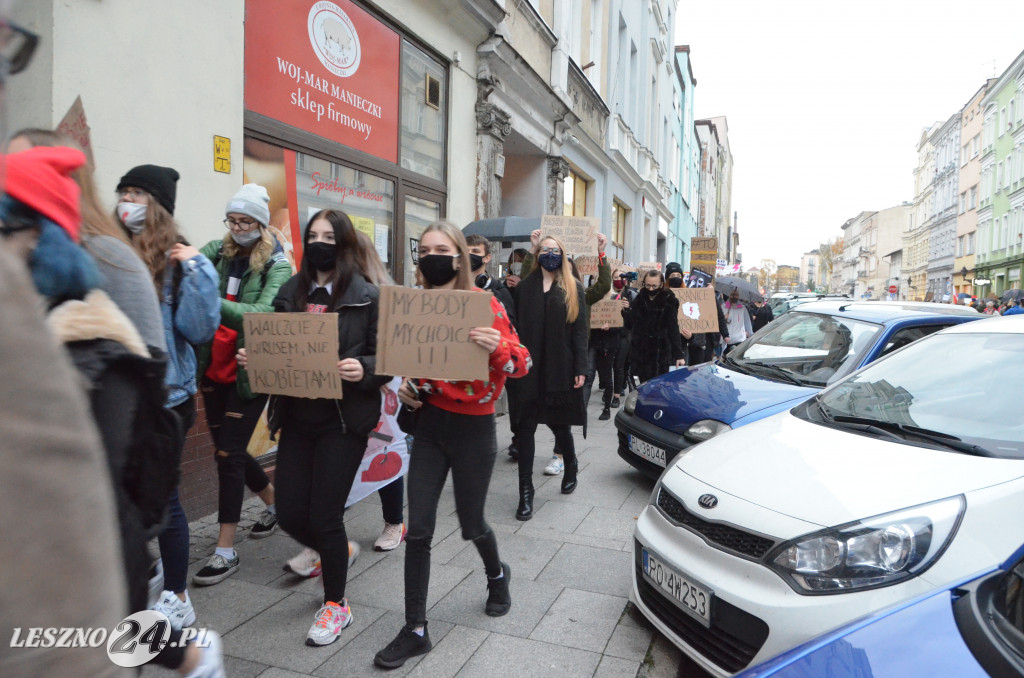 Strajk Kobiet. Blokada ulic w Lesznie