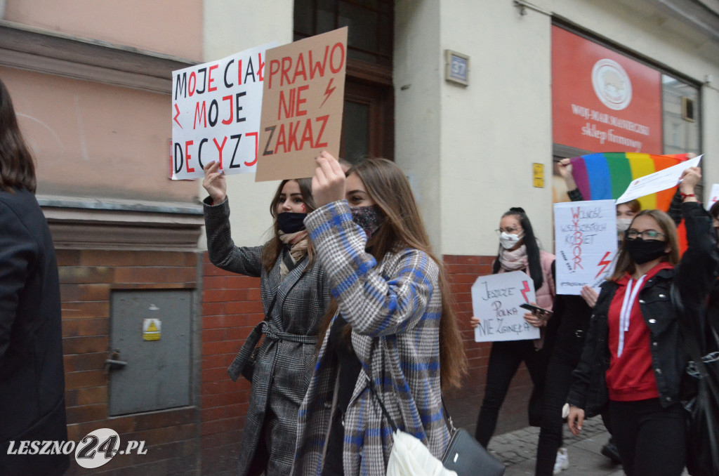 Strajk Kobiet. Blokada ulic w Lesznie