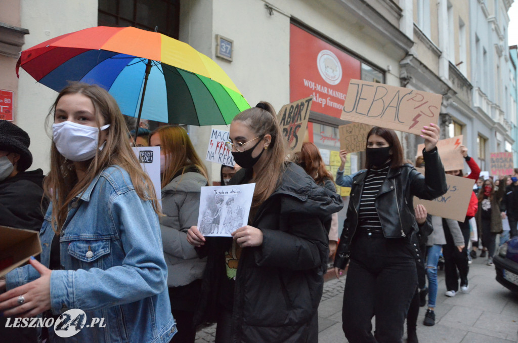 Strajk Kobiet. Blokada ulic w Lesznie