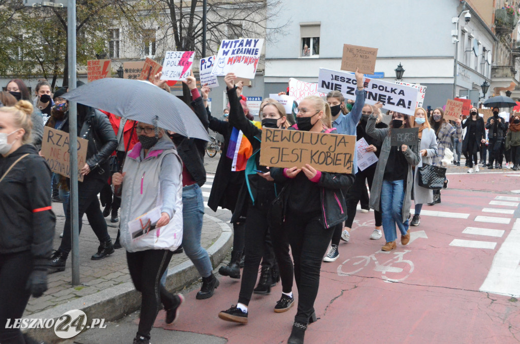Strajk Kobiet. Blokada ulic w Lesznie