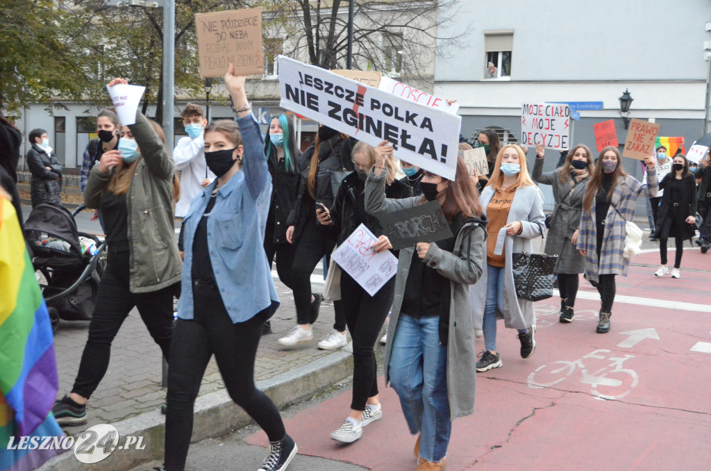 Strajk Kobiet. Blokada ulic w Lesznie