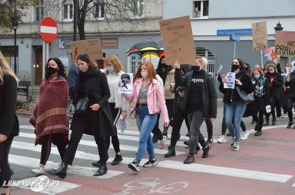 Strajk Kobiet. Blokada ulic w Lesznie