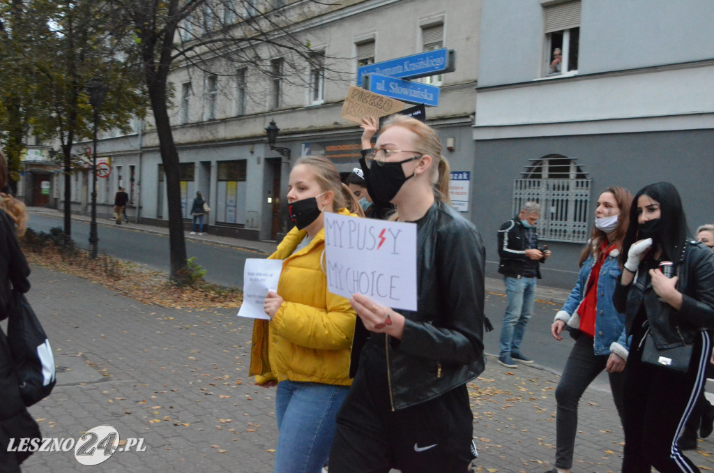 Strajk Kobiet. Blokada ulic w Lesznie