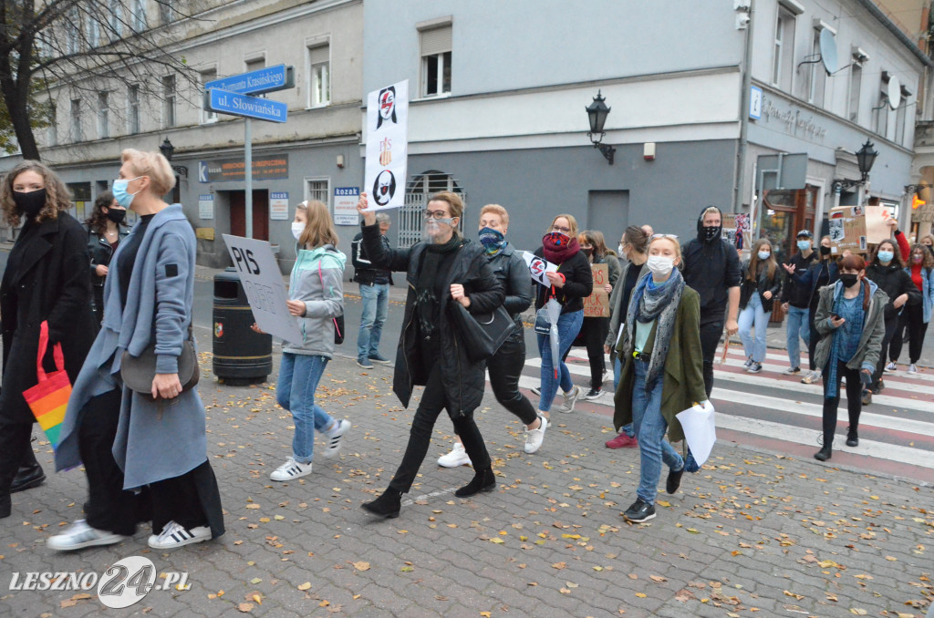 Strajk Kobiet. Blokada ulic w Lesznie