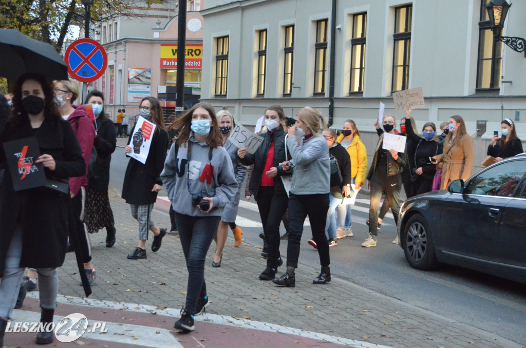 Strajk Kobiet. Blokada ulic w Lesznie