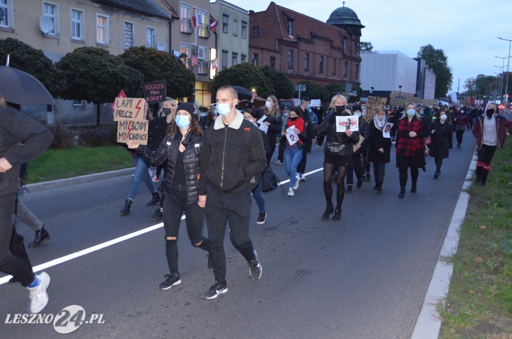 Strajk Kobiet. Blokada ulic w Lesznie