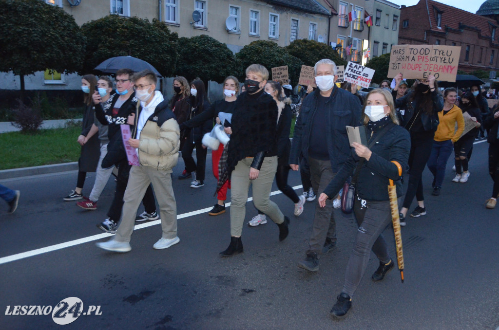 Strajk Kobiet. Blokada ulic w Lesznie