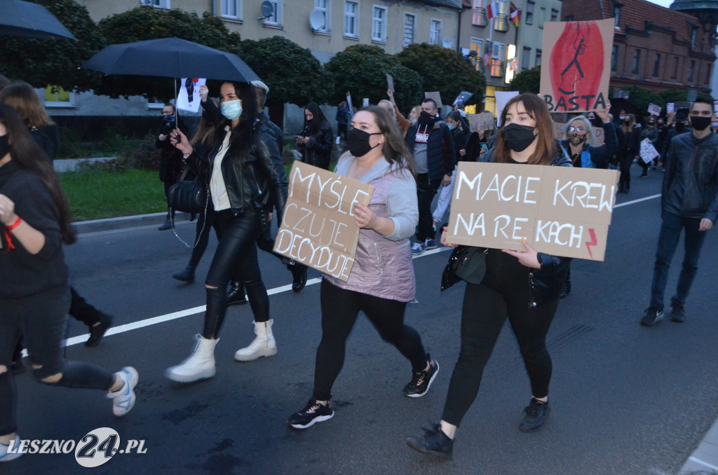 Strajk Kobiet. Blokada ulic w Lesznie