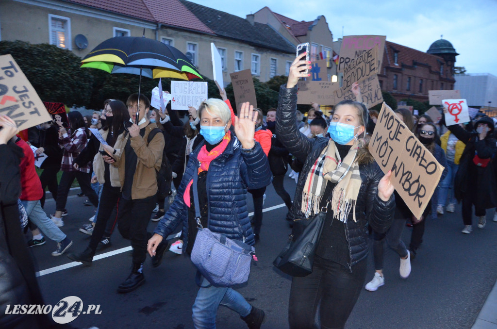Strajk Kobiet. Blokada ulic w Lesznie