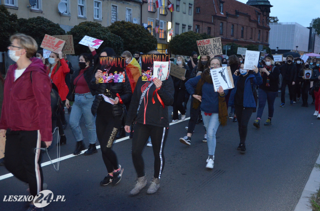 Strajk Kobiet. Blokada ulic w Lesznie