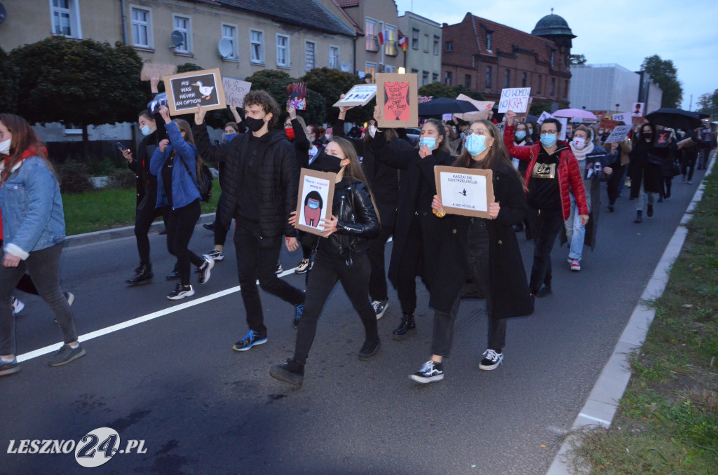 Strajk Kobiet. Blokada ulic w Lesznie