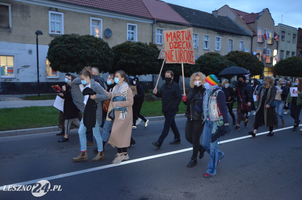 Strajk Kobiet. Blokada ulic w Lesznie