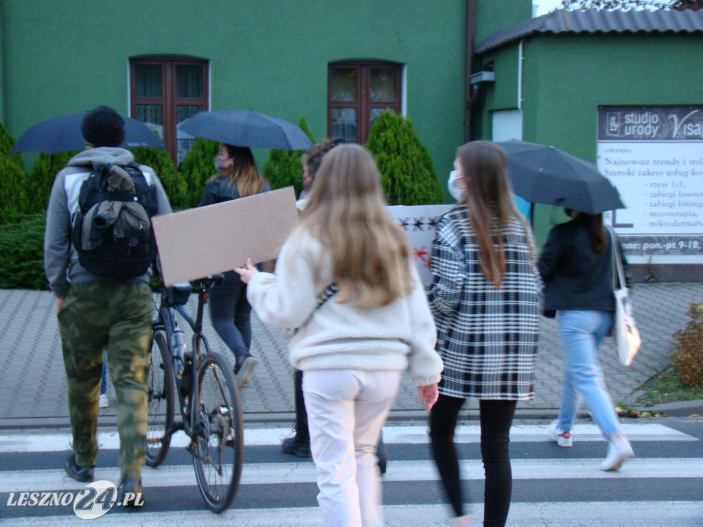 Strajk Kobiet. Blokada ulic w Lesznie