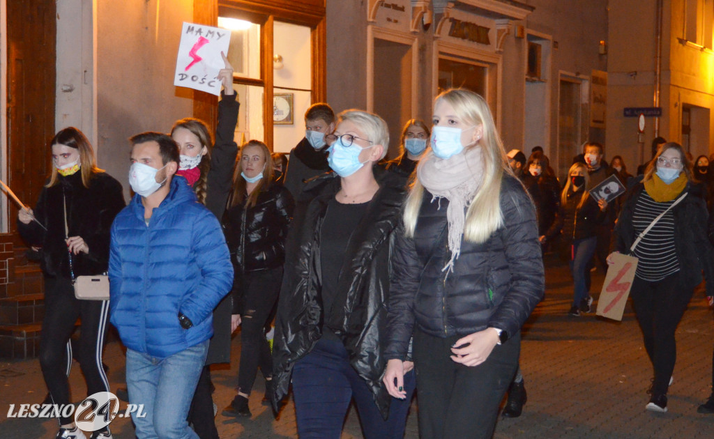 Strajk kobiet w Lesznie, dzień czwarty