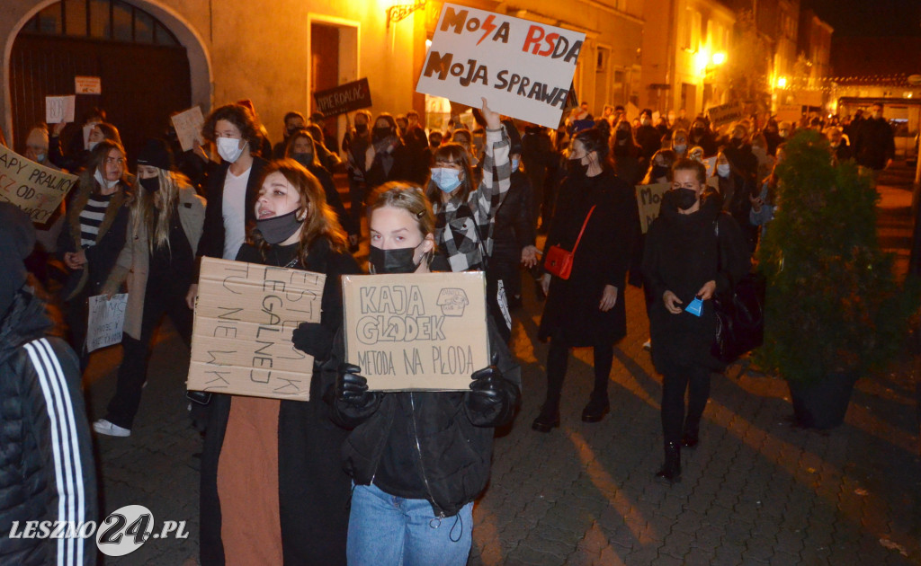Strajk kobiet w Lesznie, dzień czwarty
