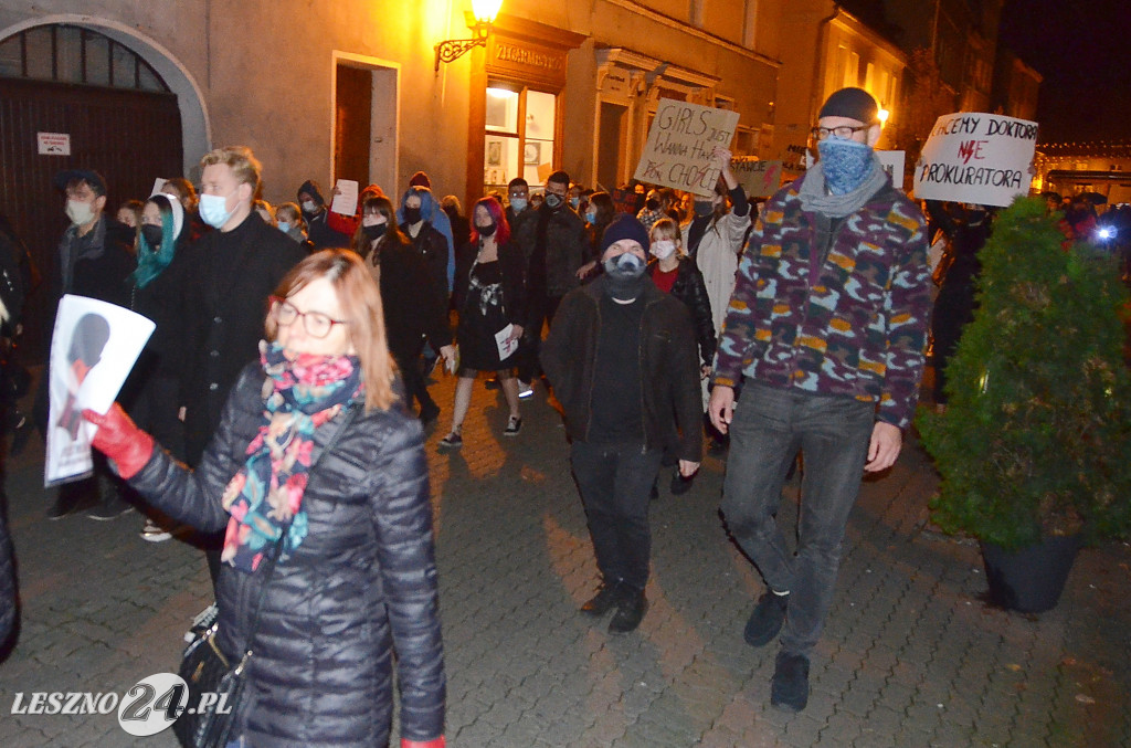 Strajk kobiet w Lesznie, dzień czwarty