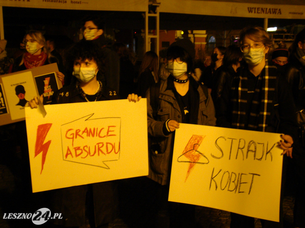 Strajk kobiet w Lesznie, dzień czwarty