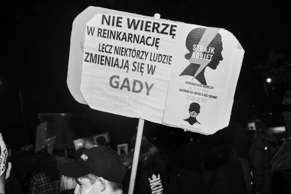 Protest Kobiet na ulicach Leszna