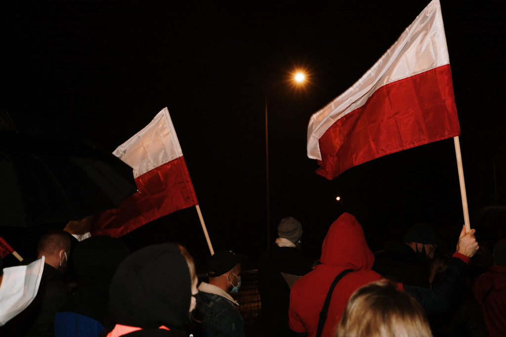 Protest Kobiet na ulicach Leszna