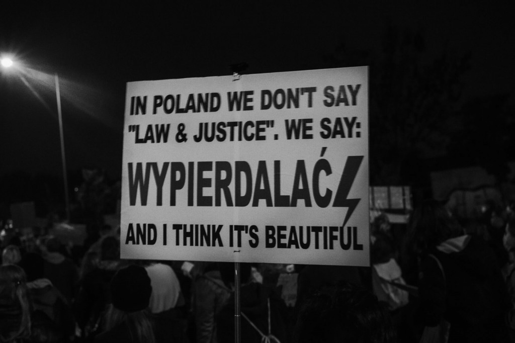 Protest Kobiet na ulicach Leszna