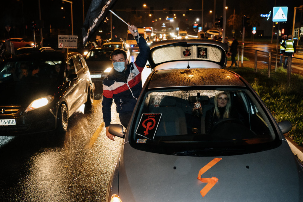 Protest Kobiet na ulicach Leszna