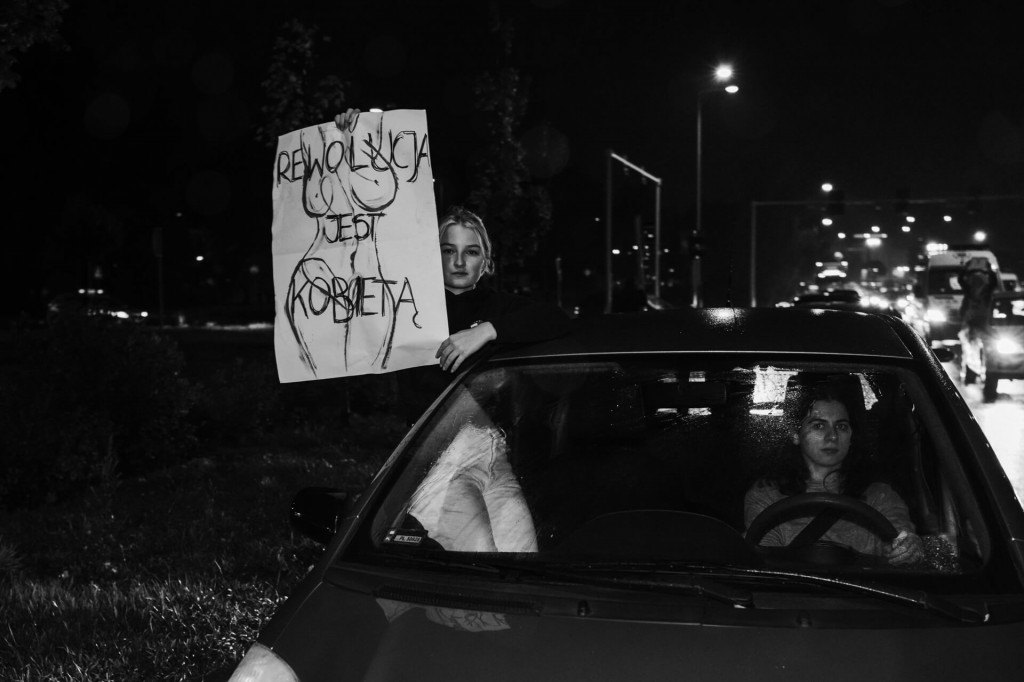 Protest Kobiet na ulicach Leszna