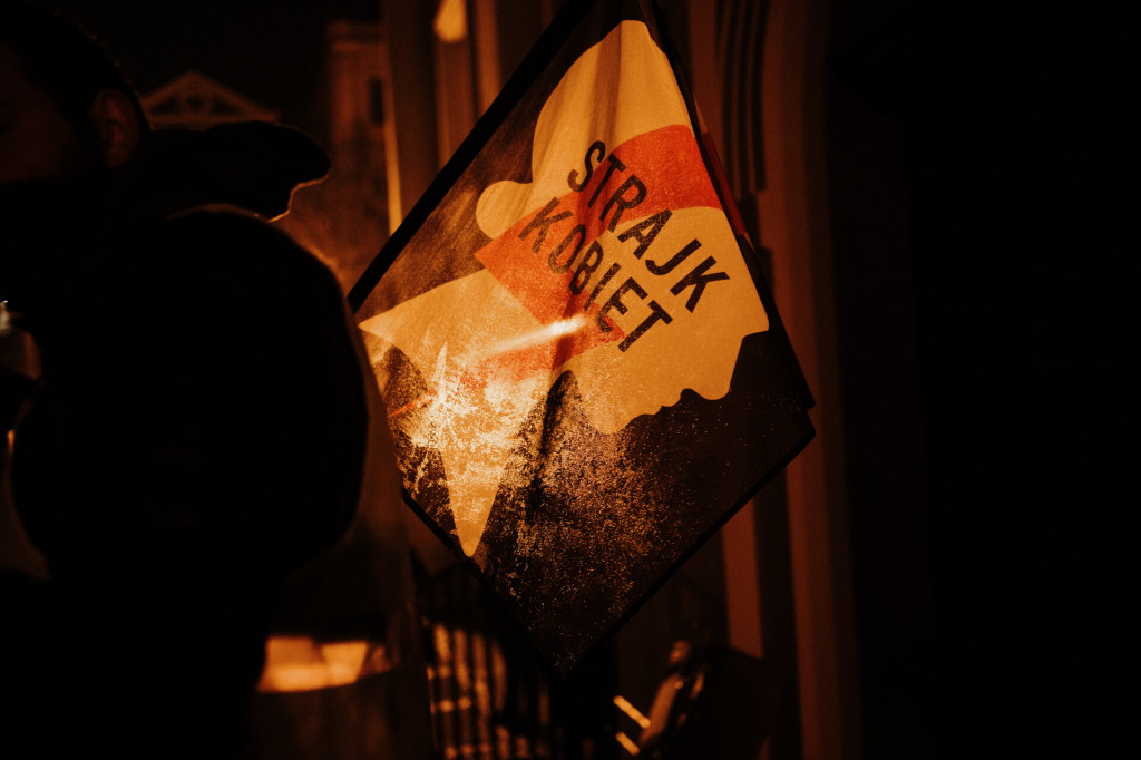 Protest Kobiet na ulicach Leszna