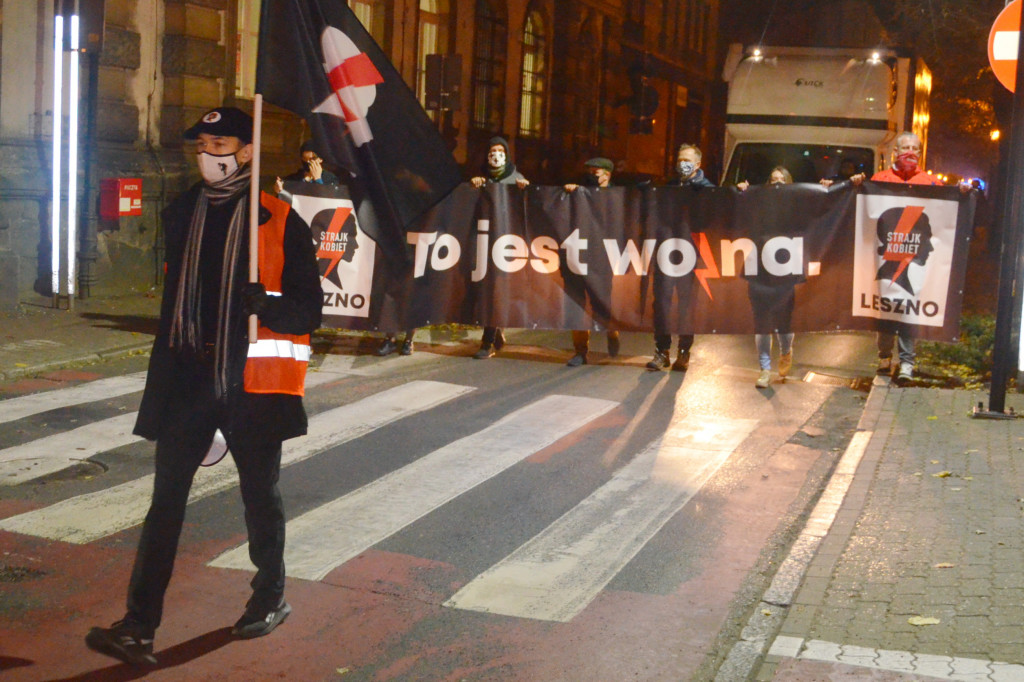 Protest Kobiet w Lesznie. Ostatni marsz.