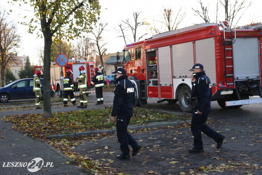 Alarm bombowy w przedszkolu w Lesznie