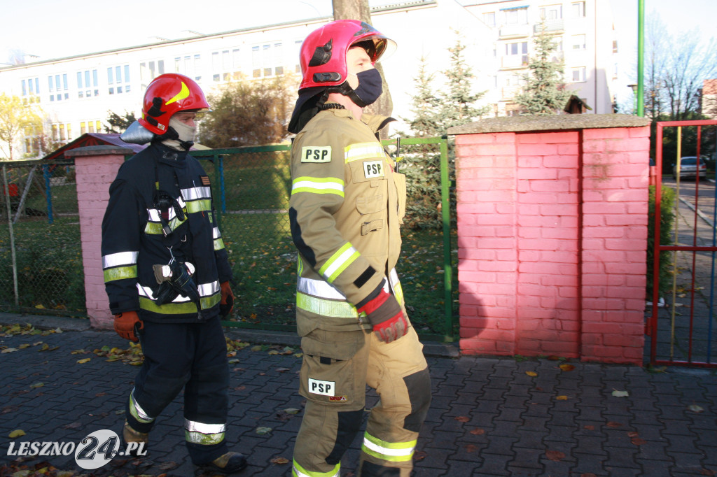 Alarm bombowy w przedszkolu w Lesznie