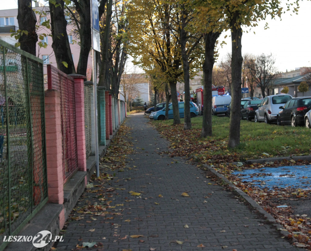 Alarm bombowy w przedszkolu w Lesznie