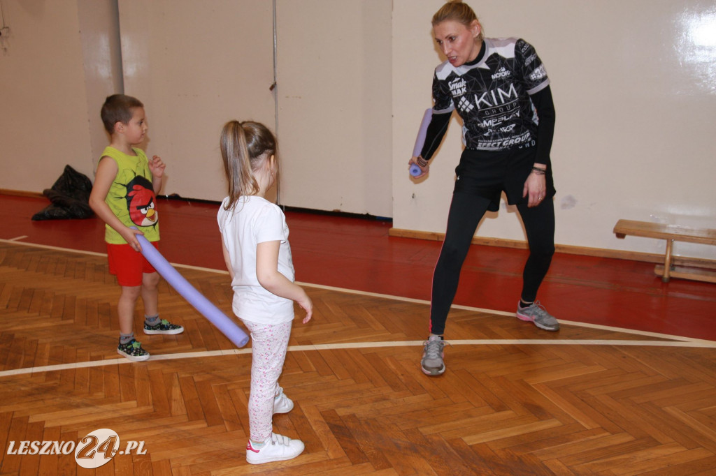 Wspólny trening bokserów i speedrowerowców