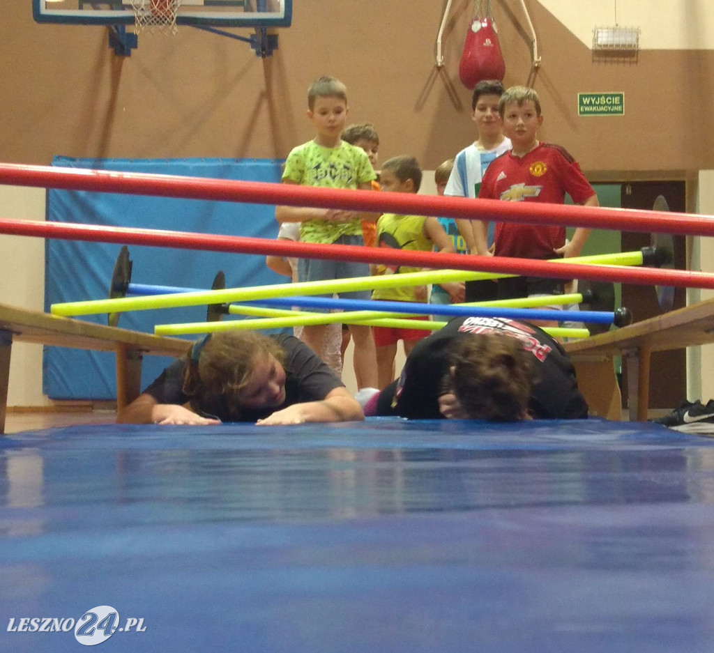 Wspólny trening bokserów i speedrowerowców