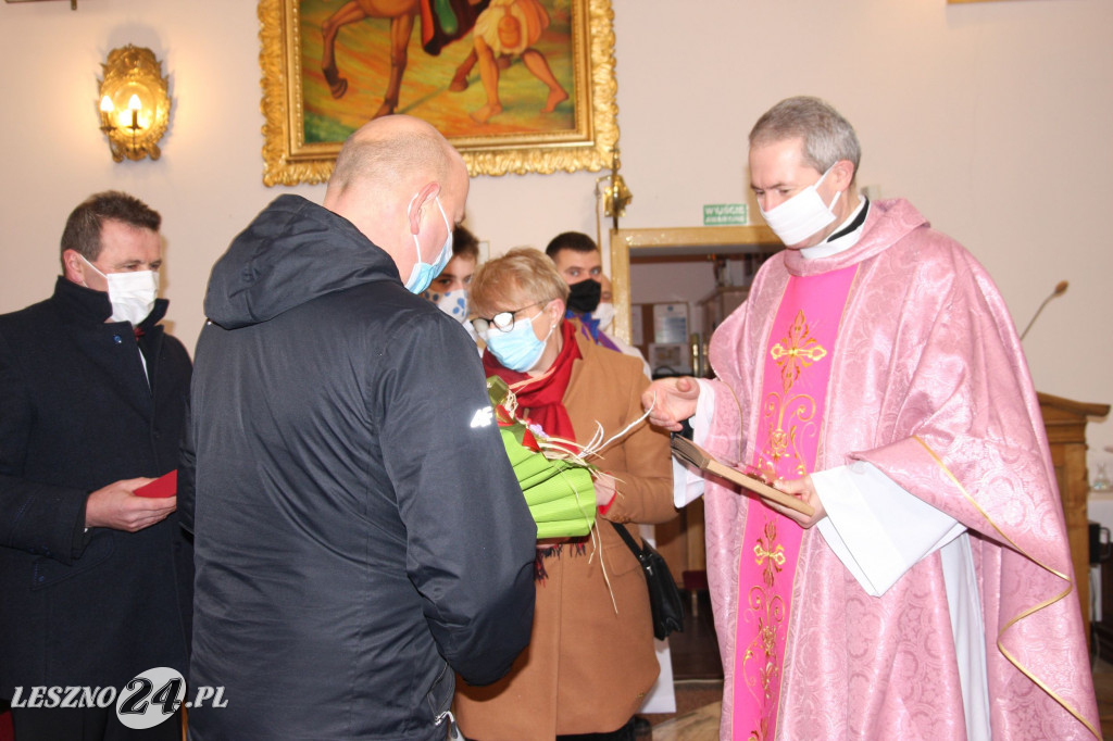 Parafianie pożegnali proboszcza