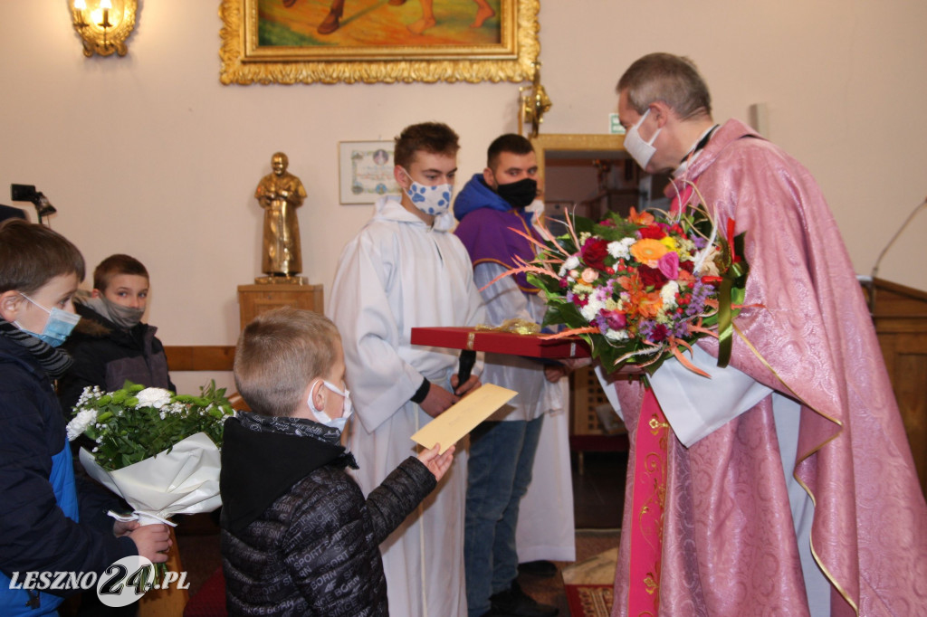 Parafianie pożegnali proboszcza